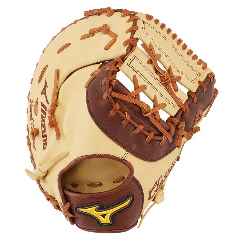 Mizuno Men's Classic Pro Soft Baseball First Base Catchers Mitt 12.5" Khaki (312746-PUJ)